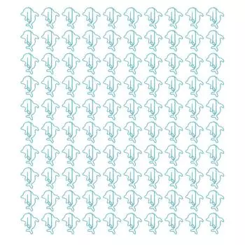 100 шт. милые скрепки для бумаги в синем стиле дельфина изысканные цветные с сильным зажимом детские скрепки для бумаги для O