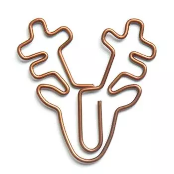 100 шт. милые скрепки в стиле ретро, Рождество, изысканные цвета, широкое применение, детские скрепки для бумаги