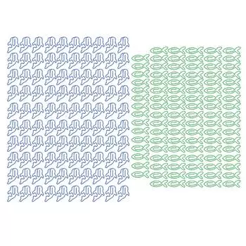 100 шт. милых форменных скрепок для офиса, набор легких декоративных милых форм, зажим для скрепок для Sc Dolphin