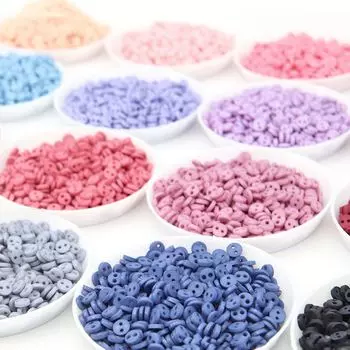 100 шт. Мини-кнопки 4 мм, круглые пряжки для кукольной одежды из смолы, кнопки для шитья мультяшной одежды своими руками, рукоделие