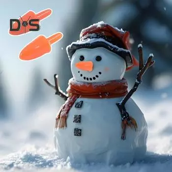 100 шт. Мини-нос снеговика, пластиковое рождественское украшение для носа, полупрозрачное, самодельное украшение для носа снеговика, принадлежности для рождественских украшений A