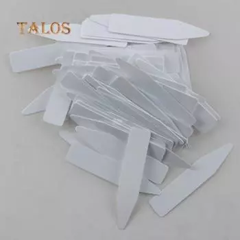 100 шт. мини-пластик для растений, этикетка для горшков, маркер для детского сада, балкона, метки, инструмент