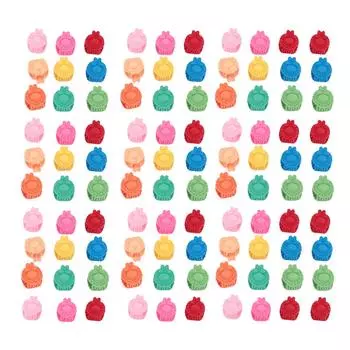 100 шт. Мини-зажим для волос в форме шляпы, разноцветный, с сильным захватом, милый, крошечный, для тонких волос