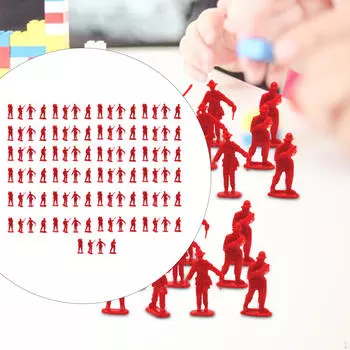 100 шт. миниатюрных фигурок людей, расписанных вручную, коллекция поделок Fairy Garden Tiny