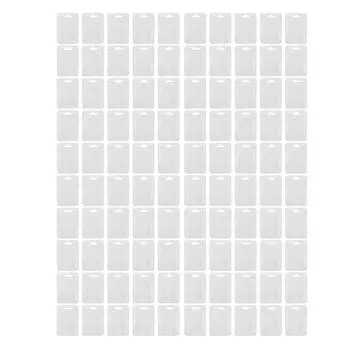 100 шт. Многоразовый герметичный пакет с застежкой-молнией, прозрачное окно, алюминизированный матовый герметичный упаковочный пакет, белый, 2,8 х 3,9 дюйма 7 X 10cm