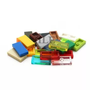 100 шт. Moc Tiles 1x2 3069 Tablet DIY Creative Enlighten Basics Building Blocks Bulk Bricks Compatible with Assembles Particles