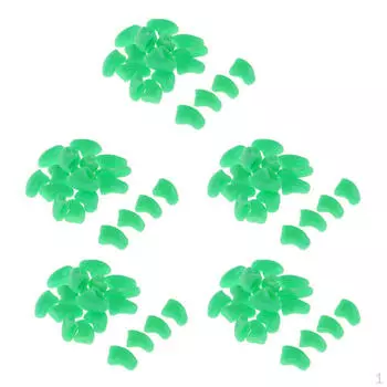 100 шт., мягкие колпачки для ногтей, защитные колпачки для контрольной лапы-