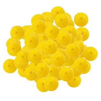 100 шт. мягкие приманки со вкусом сладкой кукурузы для рыбалки, плавучие шарики, желтый L M жёлтый