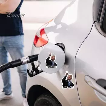 100 шт. наклеек «Трамп, я сделал это», наклейки на бензоколонки, наклейка на антитрамповские товары, декоративные наклейки на окна автомобилей и бамперы грузовиков 100pcs