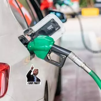 100 шт. наклейки Трамп «Я сделал это», наклейки на бензоколонку, антитрамповские товары, автомобиль