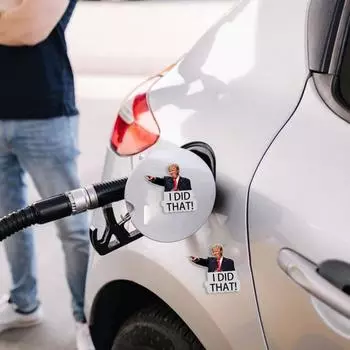 100 шт. наклейки Трампа «Я сделал это», наклейка на бензоколонку, высокоточная печать, водонепроницаемые автомобили из ПВХ