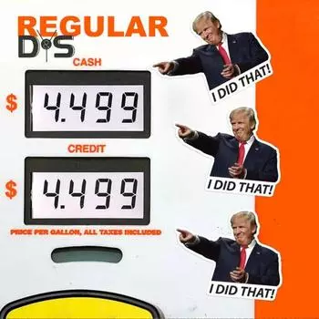 100 шт. наклейки Трампа «Я сделал это» ПВХ наклейка на газовый насос водонепроницаемая самоклеящаяся наклейка для бампера окна автомобиля A