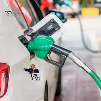 100 шт. наклейки Трампа «Я сделал это», наклейка на бензоколонку, высокоточная печать, водонепроницаемые наклейки на автомобили и ноутбуки из ПВХ 1 Set