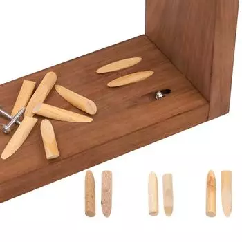 100 шт. наклонных заглушек для отверстий, заглушки для сверления по дереву, наклонные заглушки для дерева, локаторы для плотницких работ, заглушки для плотницких работ по дереву 1