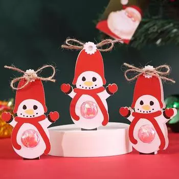 100 шт. новогодний гном конфеты подарочная упаковка упаковка рождественские леденцы бумажные открытки мультфильм 100PC