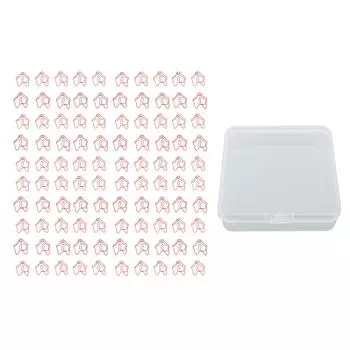 100 шт. Очаровательные скрепки для бумаги в виде животных, забавные скрепки для скрапбукинга, маленькие интересные закладки, зажимы для