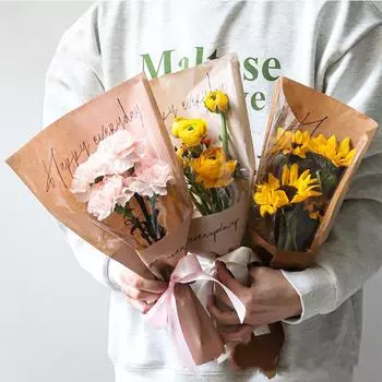 100 шт. одиночных розовых рукавов для упаковки цветов, пакеты для упаковки букетов, прозрачные целлофановые цветочные обертки на День святого Валентина