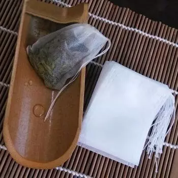 100 шт одноразовые чайные пакетики пустые ароматизированные чайные пакетики с завязкой заживляющие фильтр-пакеты для специй чай кухонные принадлежности белый