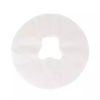 100 шт. одноразовые чехлы для массажных подушек для лица для спа-салонов, простыни для подголовников, бумажные чехлы для массажных подушек для лица белый