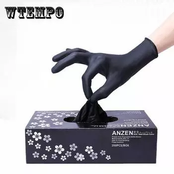 100 шт., одноразовые нитриловые перчатки для медицинских испытаний, бытовые чистящие перчатки, антистатические перчатки XL