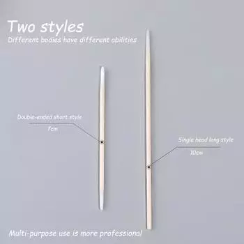 100 шт. одноразовые палочки для предотвращения разлива клея из дерева, ватные палочки, многофункциональные чистящие инструменты 7cm