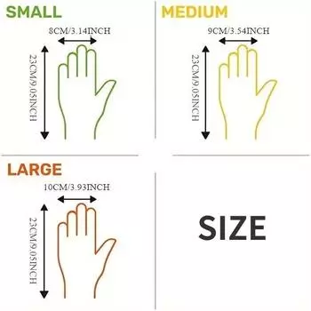 100 шт. одноразовые перчатки из ТПЭ, безлатексные прозрачные водонепроницаемые перчатки для самостоятельного окрашивания волос, домашнего кухонного инструмента для уборки L