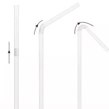 100 шт одноразовые пластиковые изогнутые трубочки для питья свадебная вечеринка бар соломинка для питья