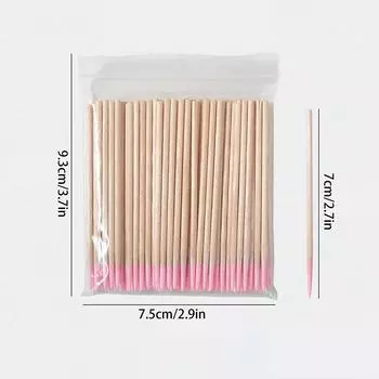 100 шт одноразовые щеточки для ресниц тампон микрощеточка инструменты для наращивания ресниц индивидуальные инструменты для снятия ресниц аппликаторы