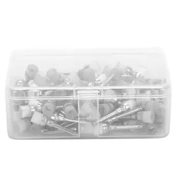 100 шт. одноразовые стоматологические щетки для полировки зубов в форме чаши, нейлоновый полировщик, инструмент для стоматолога