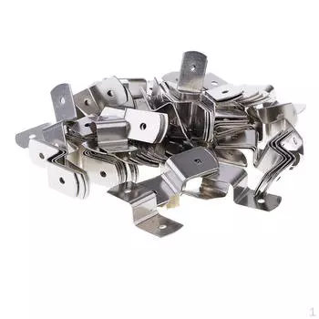 100 шт., офсетные монтажные холщовые Z-зажимы для фоторамок