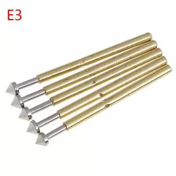 100 шт. P75-E2/E3 пружинный испытательный щуп Pogo Pin 1,3/1,5 мм с конической головкой 1,0 мм наперсток E3