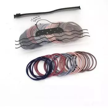 100 шт./пакет, 5 см, аксессуары для волос, женские резинки, резинки для волос, эластичные резинки для волос, повязка на голову для девочек, хвостик, завязки, резинки для волос