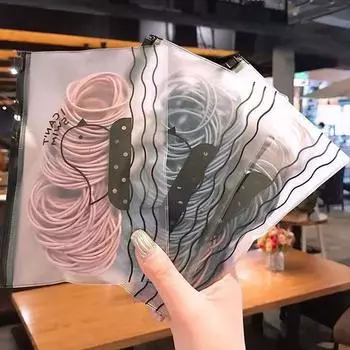 100 шт. / Пакет красочные резинки для волос эластичная резинка для волос для девочек держатель для хвоста резинка резинка для волос аксессуары для волос 100PCS