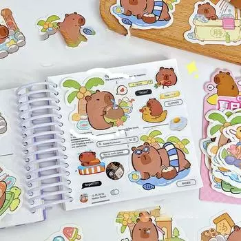 100 шт./пакет, наклейки для украшения, мультяшные детские игрушки, наклейки, школьные принадлежности, блокнот, чемодан style 3