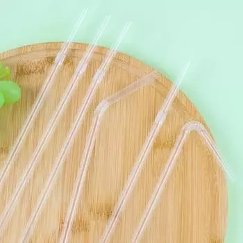 100 шт./пакет одноразовые индивидуально упакованные кухонные принадлежности пластиковые трубочки праздничные принадлежности стакан для воды