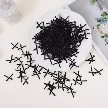 100 шт./пакетов полиэстер симпатичная упаковка принадлежности DIY ремесленные принадлежности для нейл-арта мини банты украшения изготовление ювелирных изделий дисплей чёрный