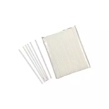 100 шт. палочек для леденцов, пластиковая соломинка, многоразовая, сильная твердость, гладкая поверхность, нелегко сломать, полая палочка для школы