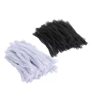 100 шт. переплетная спираль диаметром 12,7 мм, 48 зубцов, 4 шт.:1 90 шт. Вместимость бумаги Спирали для переплета Black