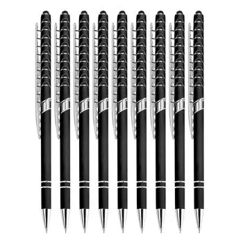 100 шт персонализированная шариковая ручка с гравировкой персонализированный подарок на годовщину для мужчин и женщин 140 мл One Size чёрный