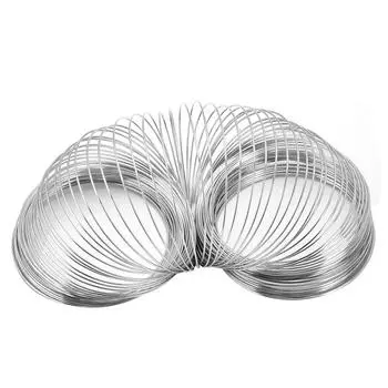 100 шт., петли диаметром 55 мм, браслет из проволоки с памятью, DIY ювелирные изделия, браслет, аксессуары для изготовления браслетов