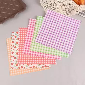 100 шт. пищевая вощеная бумага маслостойкая вощеная бумага для хлеба сэндвич бургеры картофель фри макароны упаковка кухонный инструмент для выпечки декоративная бумага A