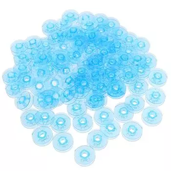 100 шт. пластиковая катушка для шпульки DIY для бытовой швейной машины PFAFF 21x8 мм 21 x 8mm синий