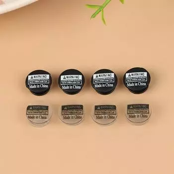 100 шт. Пластиковые кнопки черные прозрачные украшения сделай сам пряжки для обуви подвески 2