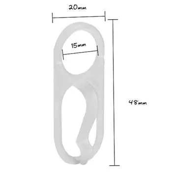 100 шт. Пластиковые соединительные крючки для вешалок, координирующие зажимы для вешалок для одежды, соединительная ручка,