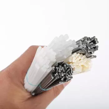 100 шт. пластиковые сварочные стержни ABS/PP/PVC/PE сварочные стержни для бампера автомобиля, пластиковый сварочный пистолет/феновый пистолет разноцветный