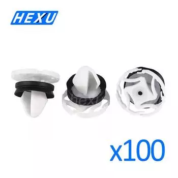 100 шт. пластиковые зажимы для внутренней обшивки двери Renault Megane III Dacia 7703077476 Peugeot Citroen
