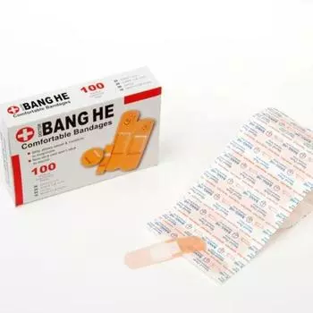 100 шт. Пластырь для защиты ран, антибактериальный пластырь, пластыри для заживления ран, домашняя полоска 1 pack