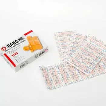 100 шт. Пластырь для защиты ран, антибактериальный пластырь, полоски для заживления царапин 1 pack