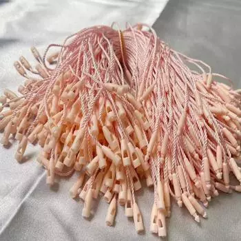 100 шт., подарочная сумка, бирки, веревки, элегантные, компактные, с быстрым креплением, уникальные сумки для одежды, ценники, шнурки с защелкой, ежедневное использование чёрный