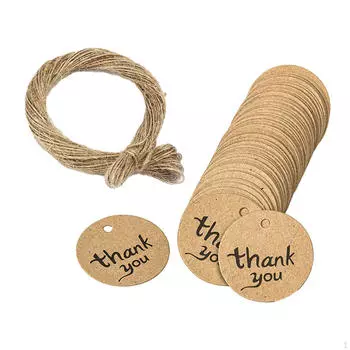 100 шт. подарочные бумажные бирки ко Дню святого Валентина, упаковка, украшение, подвесные этикетки